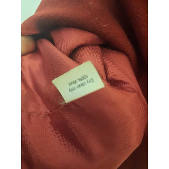 Double D Ranch Wear Vest Womens Small Reg Wool Military Western Rodeo 90s - Picture 4 of 4